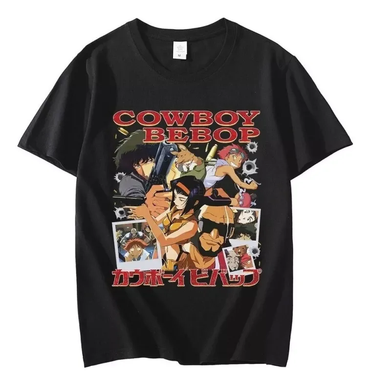 

Playeras Cowboy Bebop Hombre Manga Corta Casual Anime Space