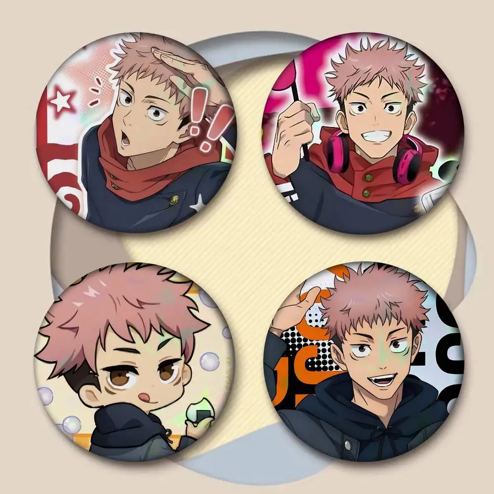 Anime Yuji Itadori    Anime Brooches Cute Cartoon Badge Jacket Jeans Lapel Pin Gift Accessorie
