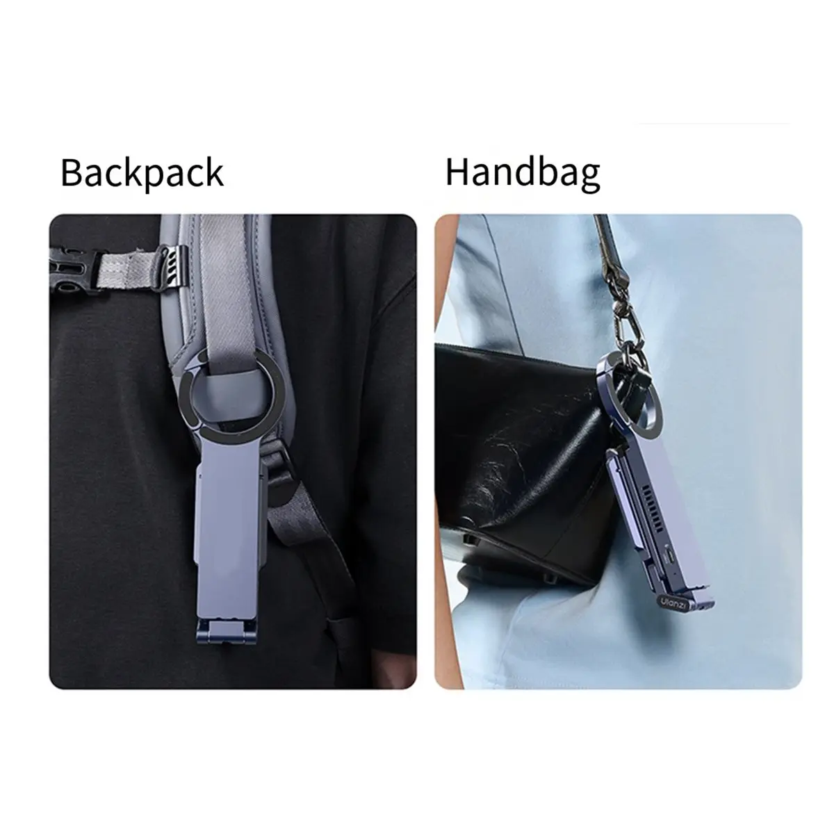 MA58 MagLock SSD Enclosure with Phone Stand, 2-in-1 Magnetic Phone Stand Selfie Stick SSD Enclosure