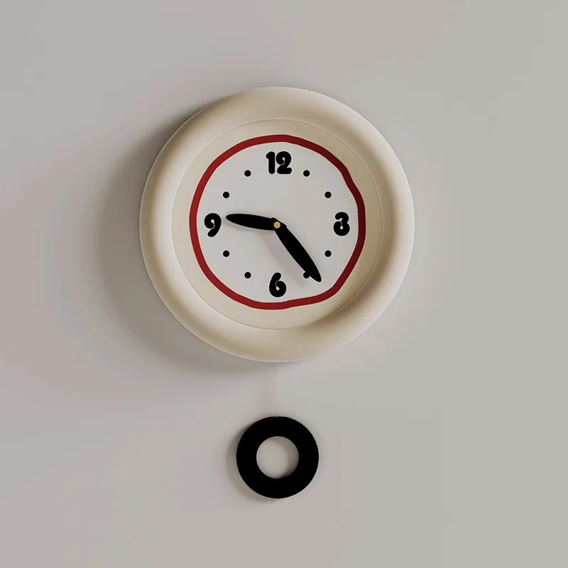 

Clock Hanging Wall High Appearance Level Design Sense Clock Wall Clock Living Room Table Network Personality Creative