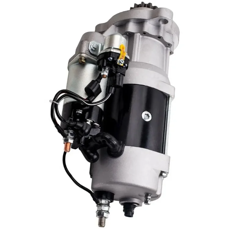 6924N Engine Starter Motor Assembly, Truck Ignition Repair Spare Part for Commercial Machinery