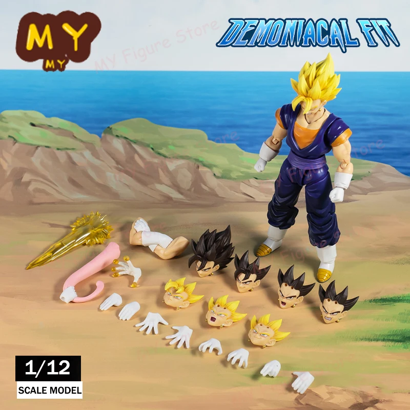 Original Demoniacal Fit Vegetto Action Figure Dragon Ball Ultimate Ace Vegetto Figure Saiyan Goku Statue Model Dbz Toy Boys Gift