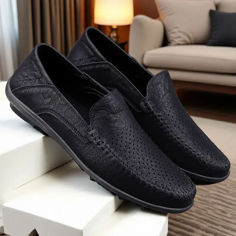 جو بسيط، غير قابل للانزلاق ومقاوم للاهتراء، حذاء بدون كعب عالي الجودة بدواسة واحدة، خفيف وجيد التهوية