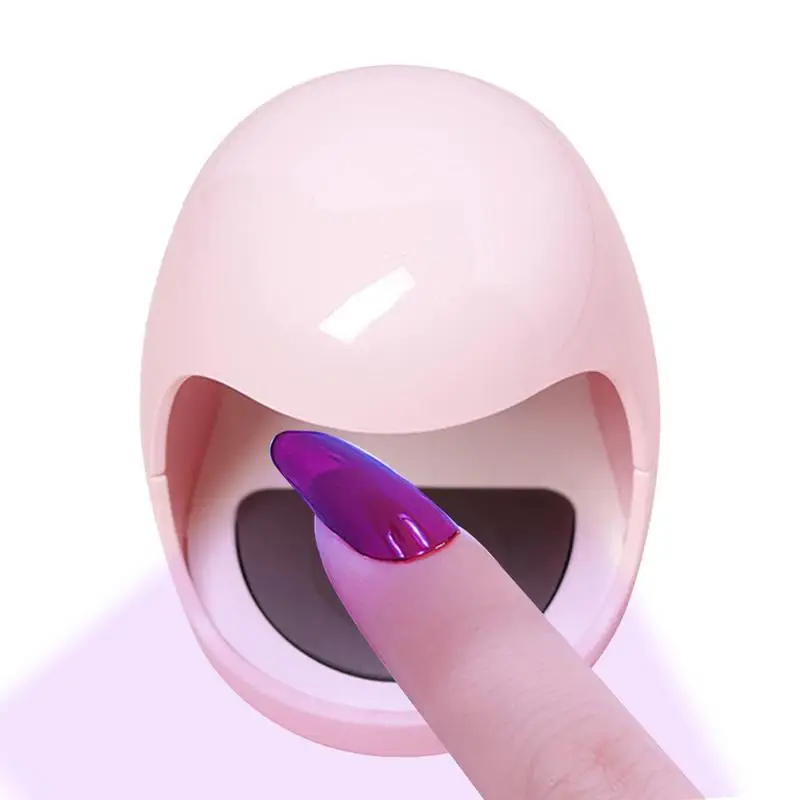 Mini Nail Droger Uv Lamp Usb Opladen Nail Art Uv Licht Enkele Vinger Nagellak Lamp Manicure Uv Nail Lamp Make-Up Accessoires