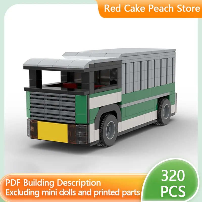 

City Car Model MOC Building Bricks Container Transport Truck Modular Technology Children Holiday Gifts Assemble Toys Suit