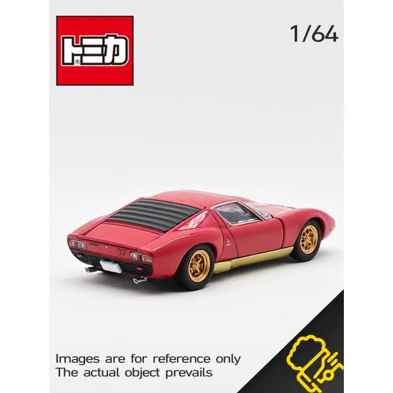 TAKARA TOMY TOMICA TLV LV-Lamborghini Miura SV rosso pressofuso decorazione auto in lega set regalo giocattolo regalo di compleanno del ragazzo.