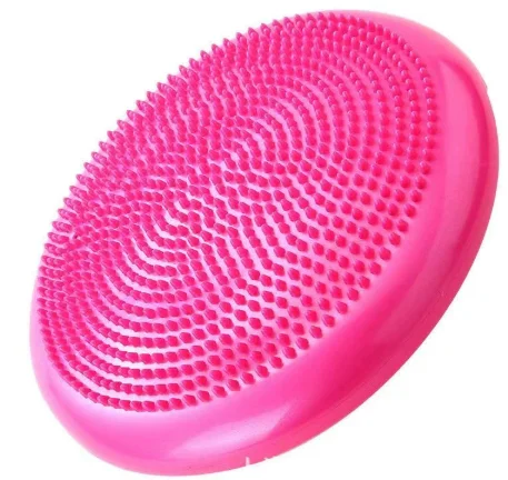 Entrenador de disco de equilibrio central, cojín oscilante de estabilidad inflado con bomba para mejorar la postura, ejercicio de estabilidad, entrenamiento físico