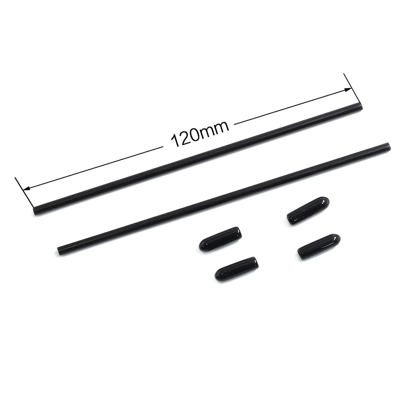 10pcs 120mm Antena Fixa Tubo de Proteção para RC FPV Corrida Freestyle Drones Rádio Receptores DIY Peças