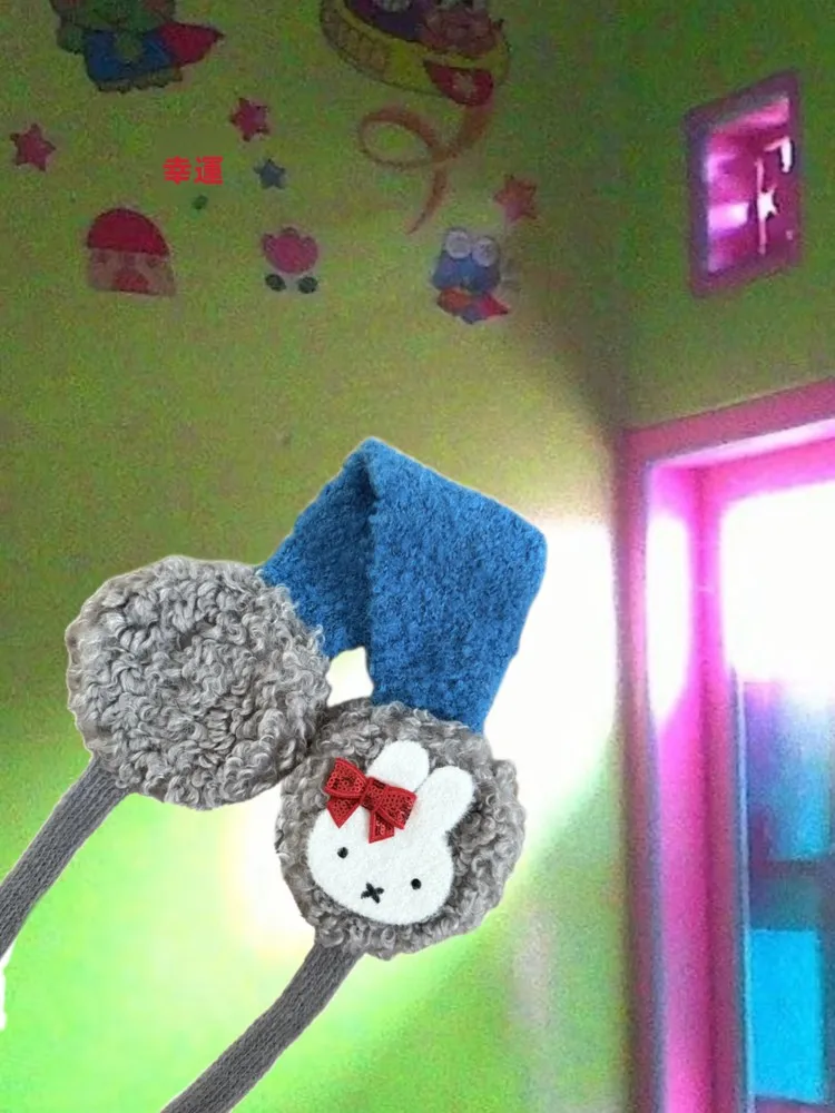 cute-original-rabbit-ear-muffs-fluffy-warm-ear-warmer-band-winter-faion-accory-versatile-scarf-design-made-in-china