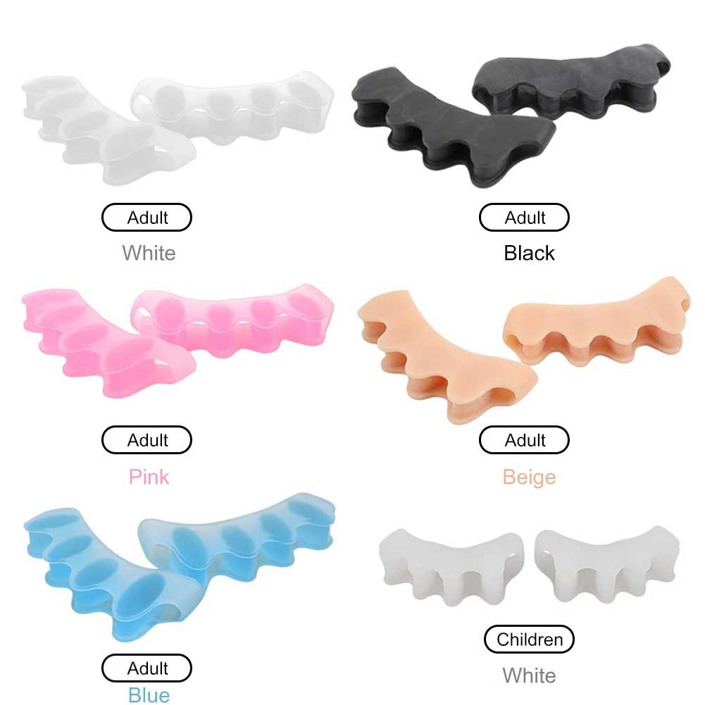 발가락 분리기 도구 다섯 구멍 무지외반증 교정기 정형외과용 해머 스트레이트너 발 관리용 스프레더