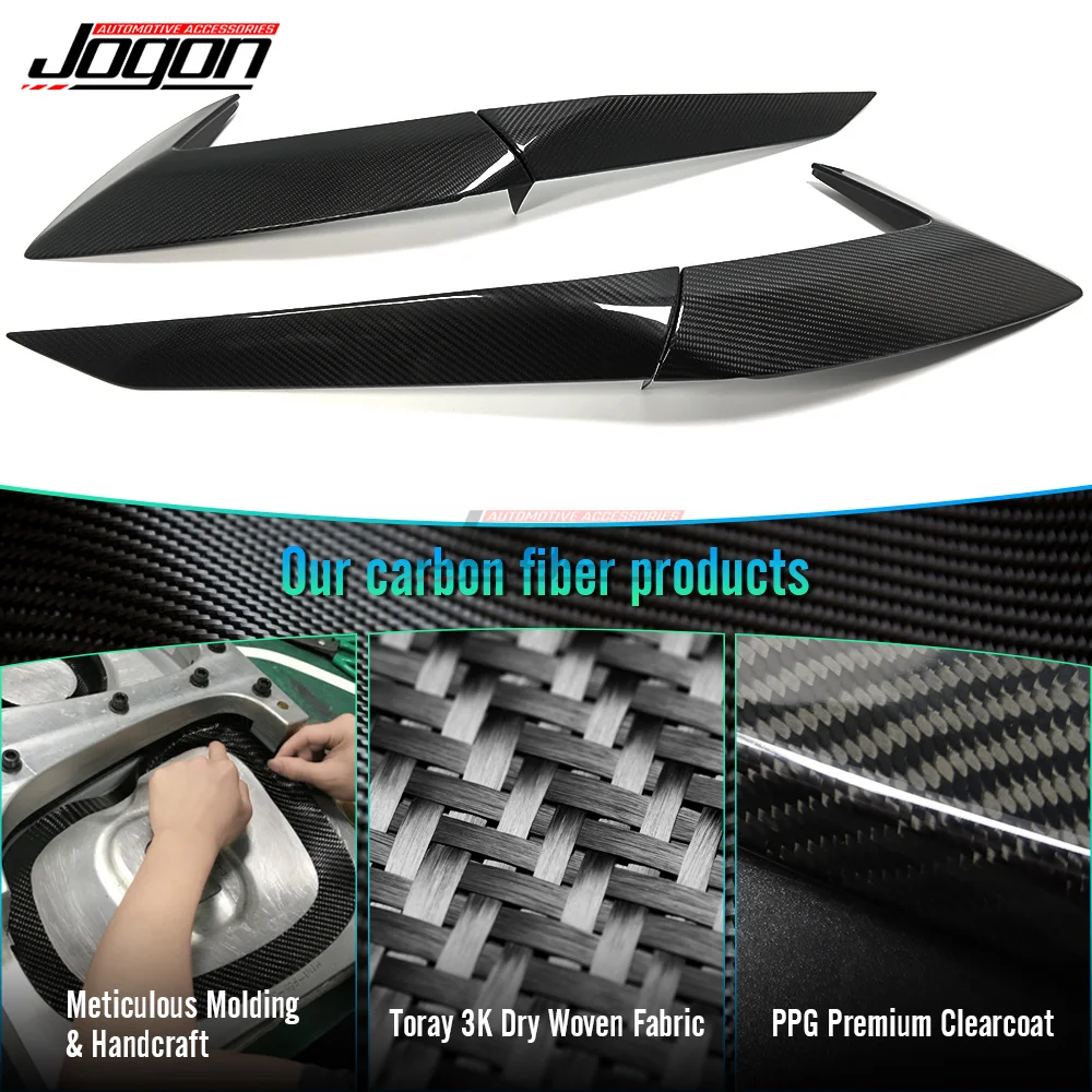 4pcs Car Side Body Vent Trim Real Carbon Fiber Splitter Panel CoverFor Chevrolet Corvette C8 2020 2021 2022 -2025 Accessories