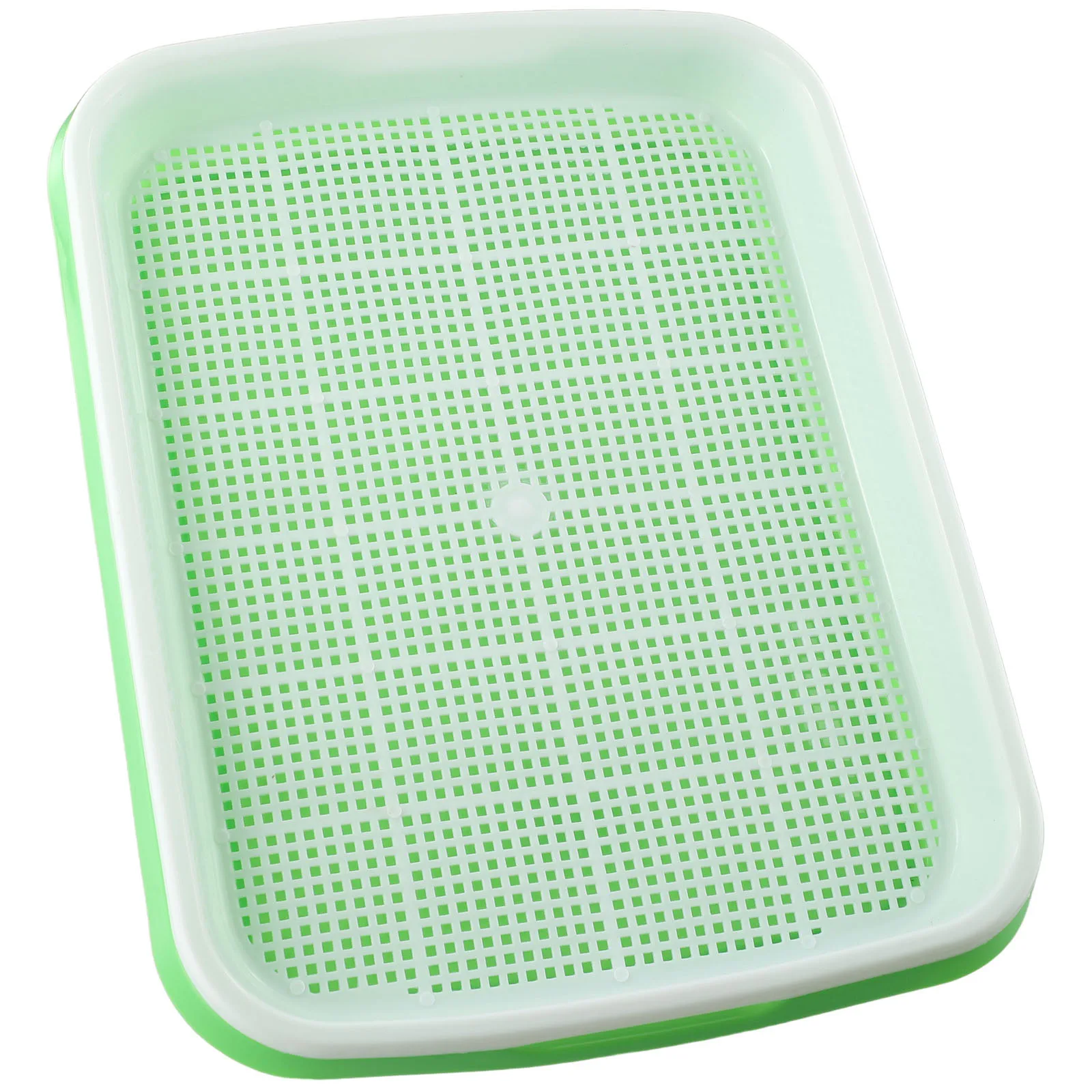 Tray Nursery Pots Tool Vegetables 1 Set Plate Soybean Buckwheat Double Layer Germination Greenhouse Microgreens