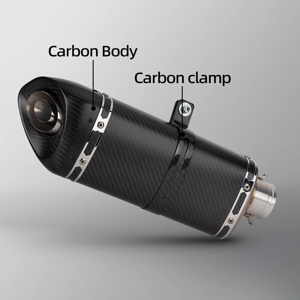 Ninja500 Exhaust Muffler For Kawasaki Ninja250 Ninja400 Ninja7 Z250 Z400 Z500 2017-2026 Motorcycle Escape Kit Racing Tail Tube