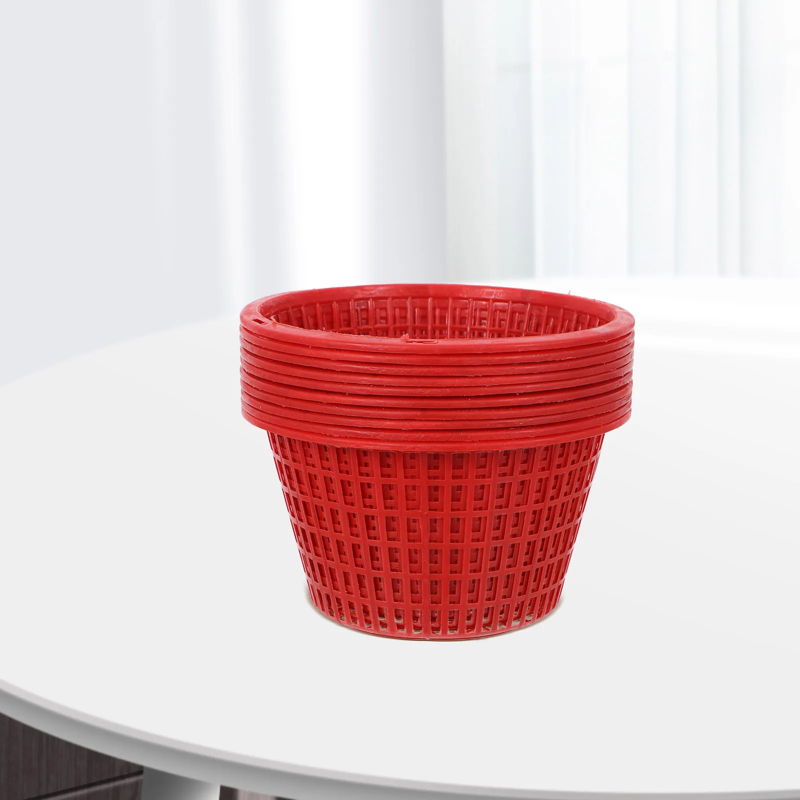 Panier de cueillette de fruits en plastique, 10 pièces, Mini petit panier de récolte pour fraises, myrtilles, raisins, stockage de légumes