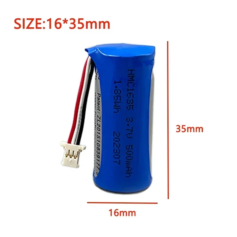 HMC1635 Lithium-ion Battery 500mAh 3.7 for 70mai A400 Battery Rubik's Cube Intelligent Tachograph DVR Driving Recorder