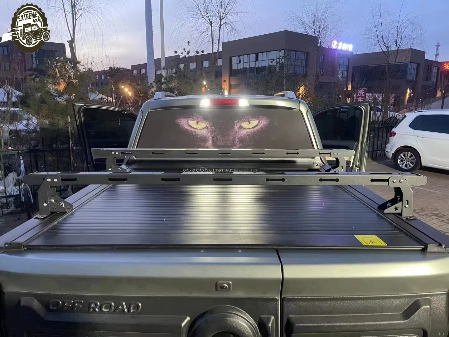 

Adjustable Universal Truck Bed Ladder Rack Retractable Roll Bars Cargo Carrier Bracket for Pickup & Carrier Cage
