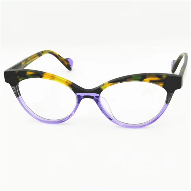 JAMES TART 361 Optical Eyeglasses For Unisex Retro Style Anti-blue Light Lens Plate Cat Eye Full Frame With Box