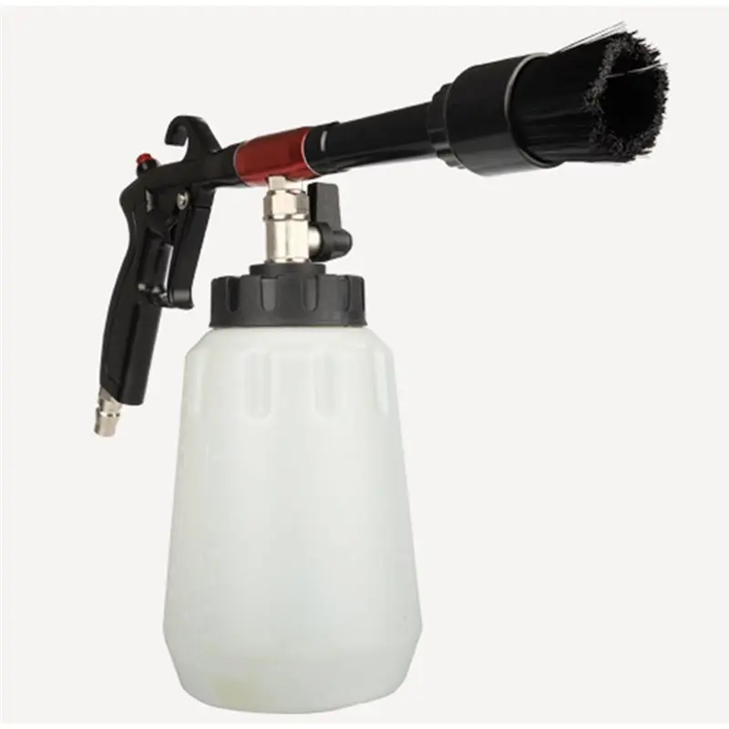 ABKL-Car Air Duster With Brush-Powerful Pneumatic Interior Cleaning Tool For Automotive Detailing& Dust Removal