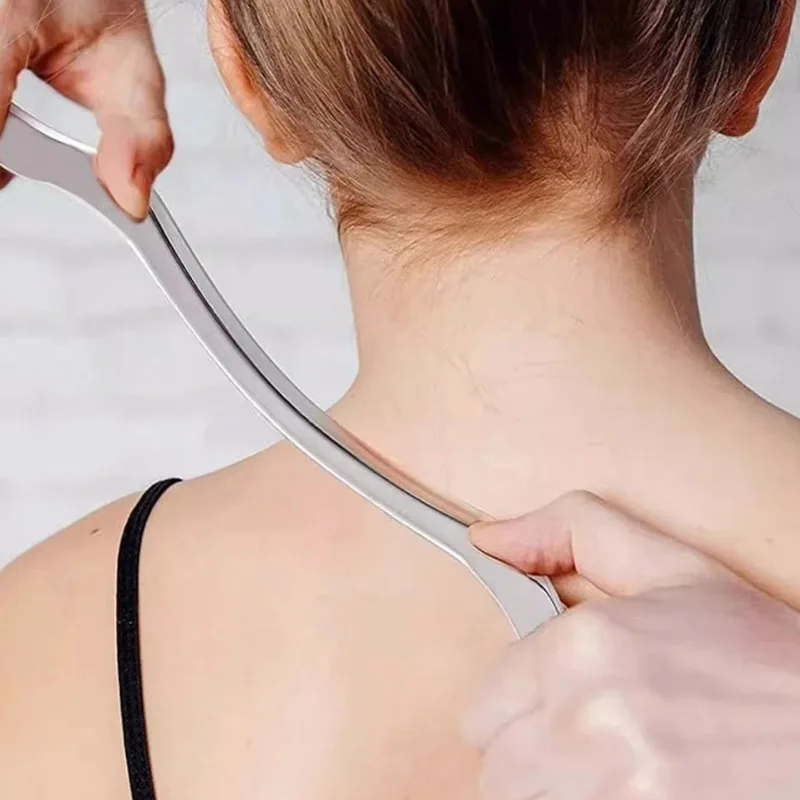 Professional Stainless Steel Gua Sha Tools Physical GuaSha Gym Muscle Massager Relaxation Tool Fascial Knife Health AM1