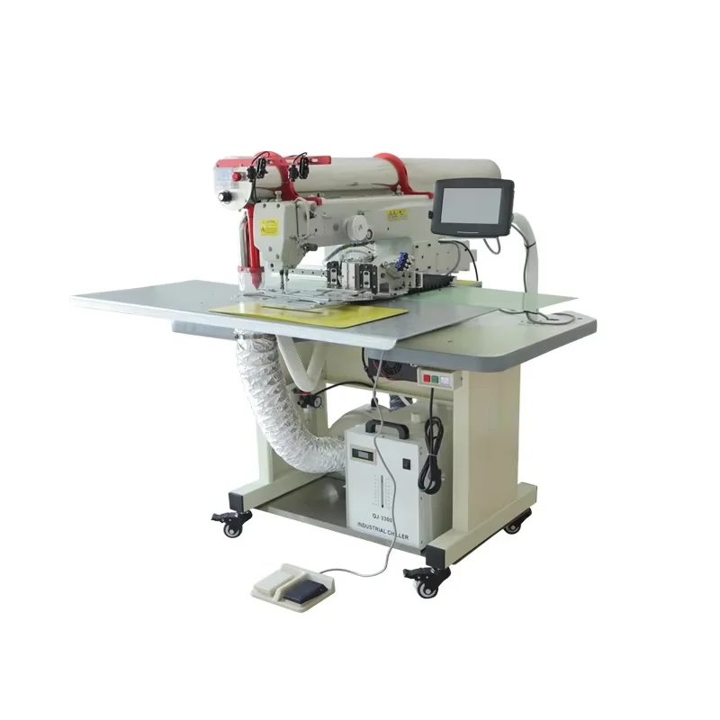 Automatic computer laser Computerized Pattern Machine Pants Jeans Broken Hole Old Seam Gloves 3520 Industrial Sewing Mach