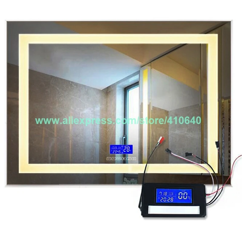 

10 Sets of Touch Switch Screen With LED Switch Temperature Date Radio Music for Old Mirror Refurbishment 100% Genuine Trumsense