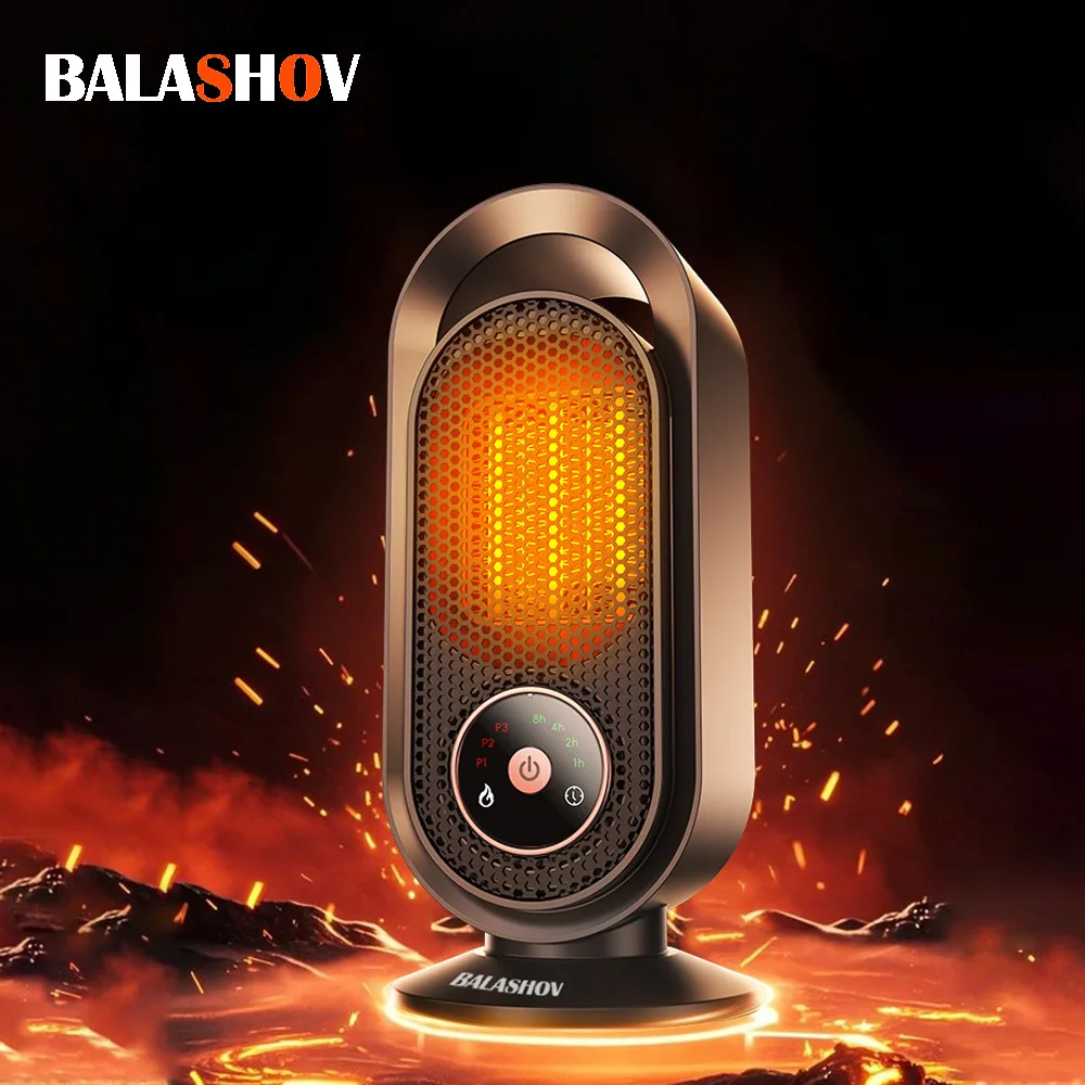 

220V Touch Screen Electric Heater Portable Fan Heaters Room Heater Home Office Desktop Heaters Warmer Machine For Winter Warmer