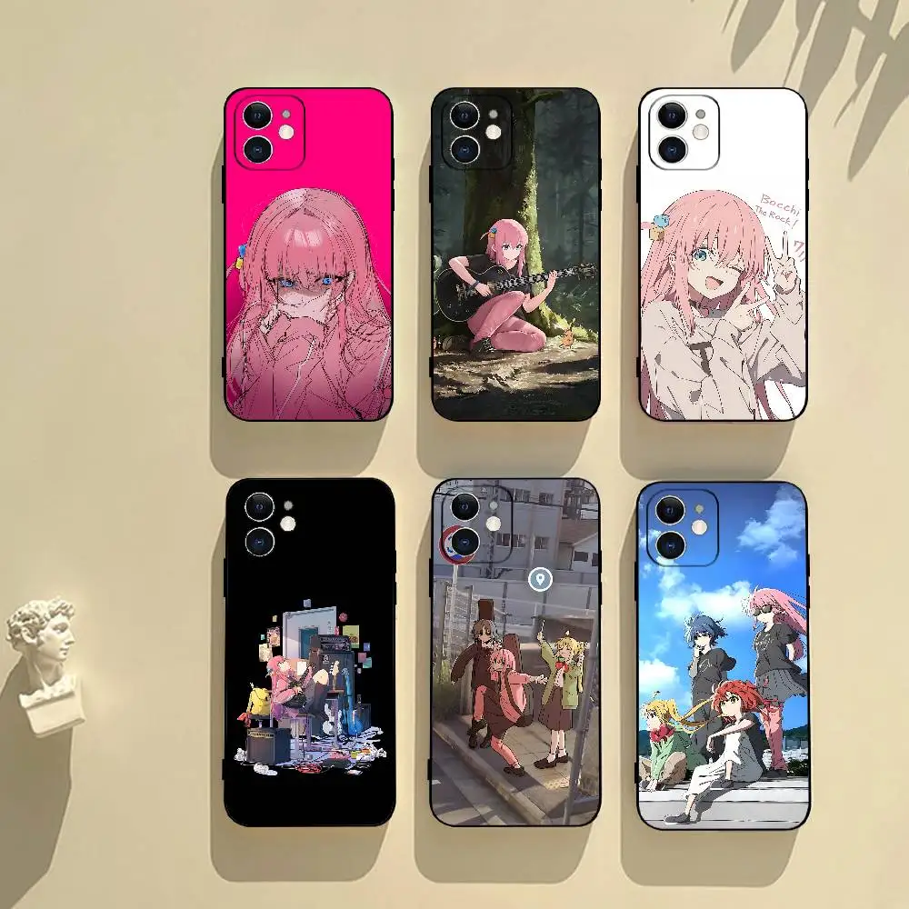 

D-BocchiB The Rock T-KessokuB Phone Case Black Phone Case For IPhone 17/16/15/13/14 Pro Max/ 11Plus/X/Xr/Xs Max 13mini