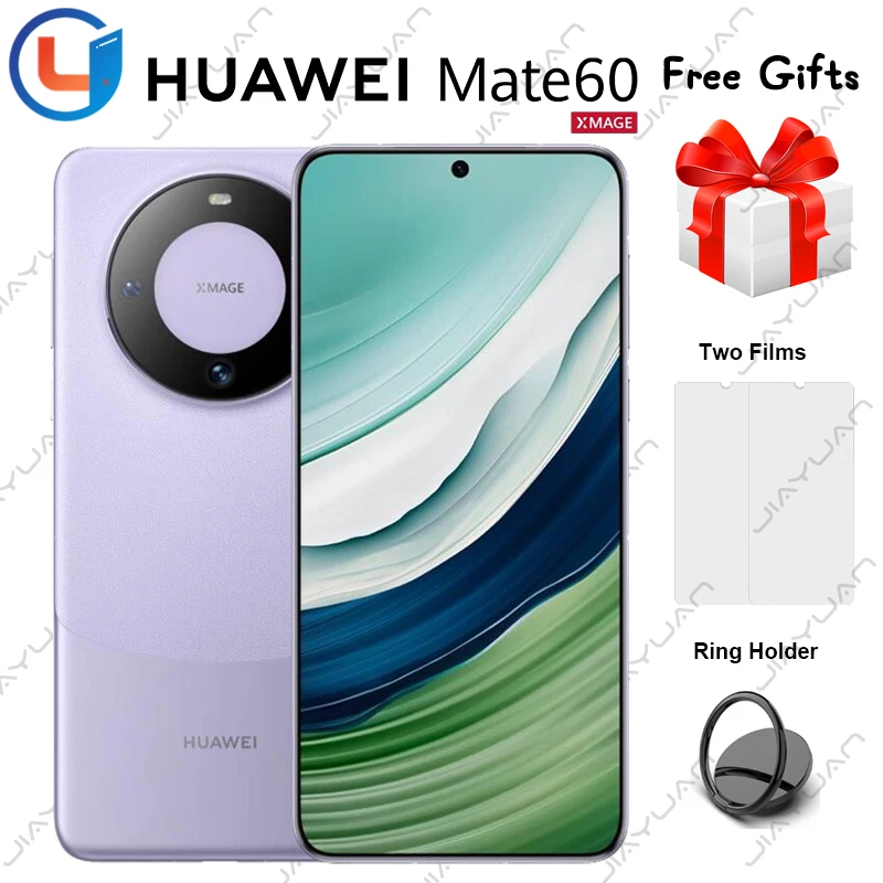 Original Huawei Mate 60 5G Mobile Phone 6.69 Inches OLED 120Hz Screen Kirin 9000S HarmonyOS 4.0 Battery 4750mAh NFC Smartphone