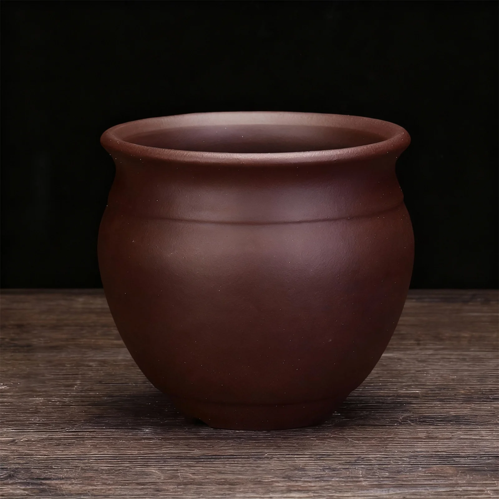 

Ceramic Flower Pot Tall Design With Rough Sand Material For Office Desk Plant Decoration