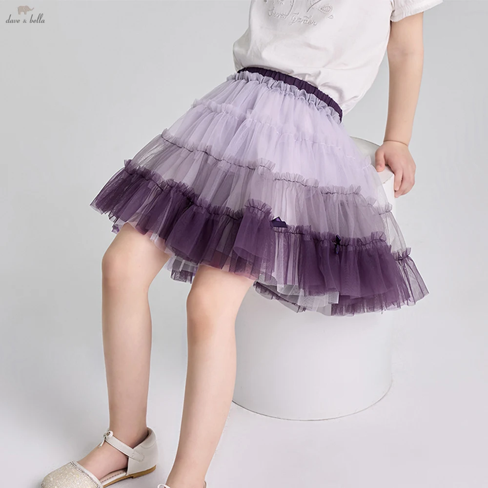 

Dave Bella Girl Mini Mesh Ball Gown Skirt Sweet Summer Mesh Princess Skirt Cute Children Gentle Outdoor Party DK2261247