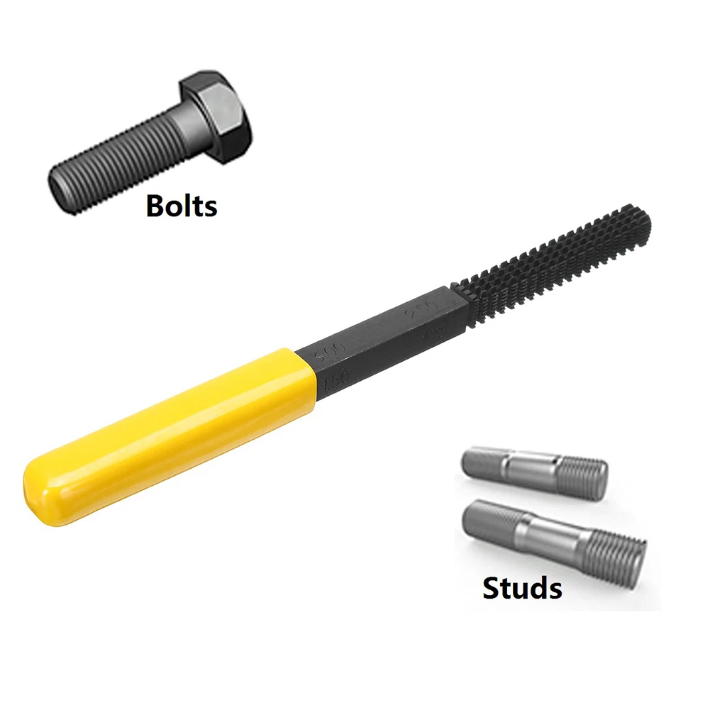 Metric Pipe Bolt Screw Thread Restore File Rider Mechanics Bike Repair Hand Tool for Everyday Riders/Mechanics