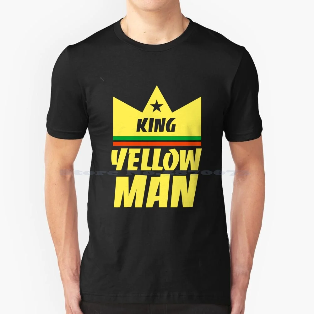 King Yellowman T Shirt 100% Cotton Tee Winston Foster Od Jamaican Reggae Dancehall Deejay King Yellowman 1980s