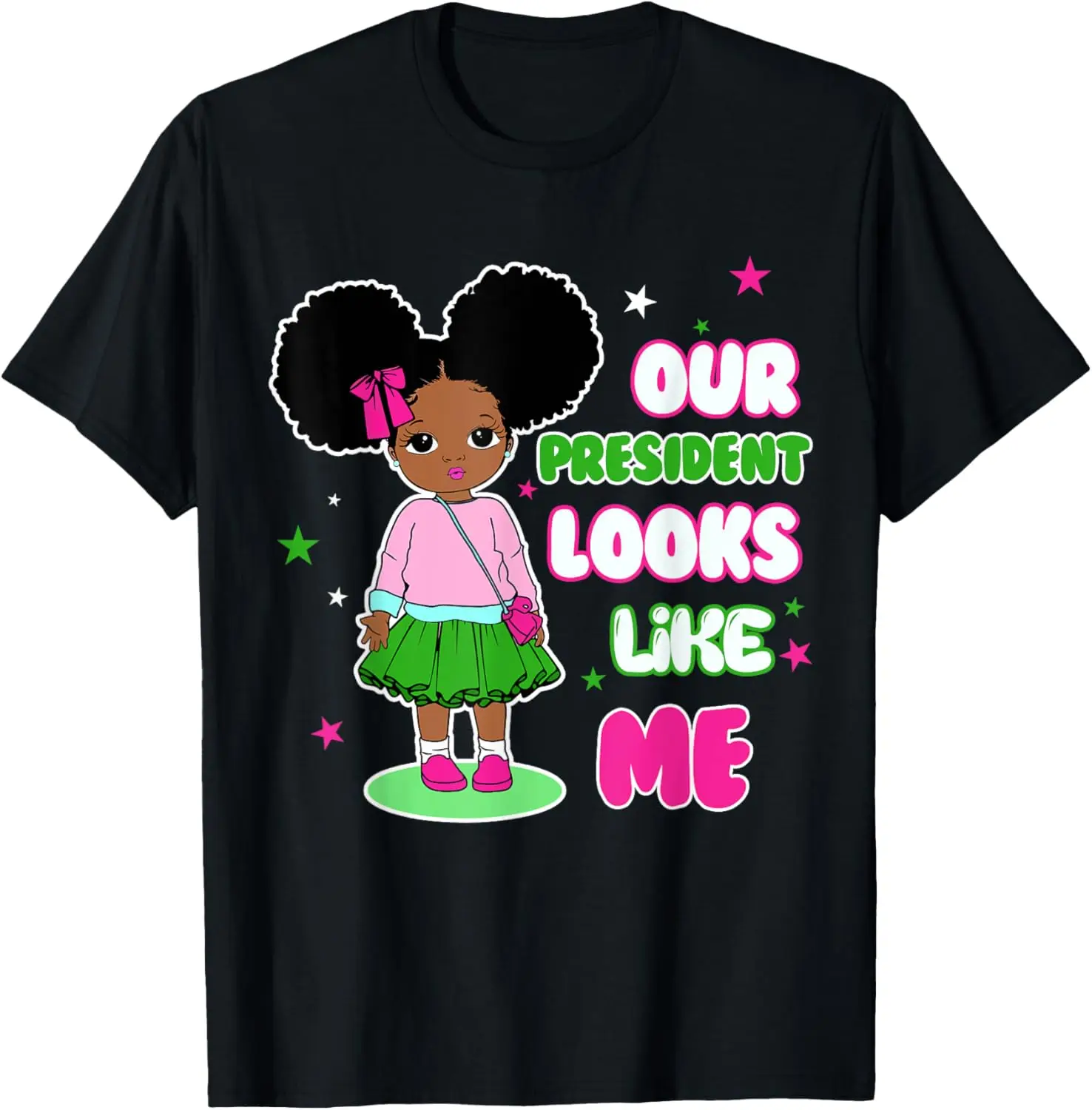 

Our President Looks Like Me AKA President Kamala Harris T-Shirt