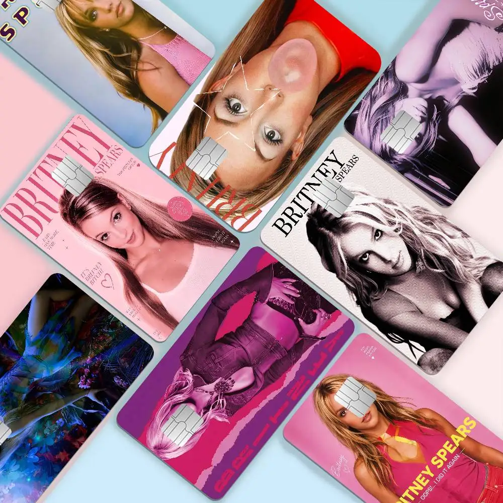 Singer B-Britney Spears S Poster 100% Hot Sale Amine Credit Debit Bank Card Bus Card Film Skin Sticker