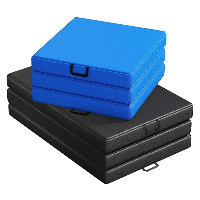 Fitness mat Men's sit-up mat High school entrance examination Yoga dance practice Foldable three-fold mat