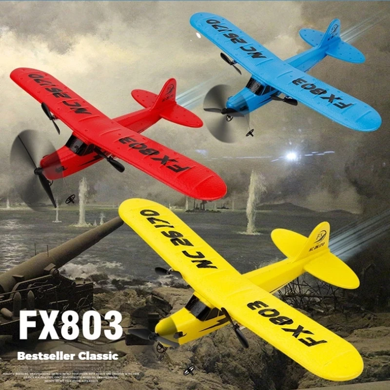 FX803 RC طائرة ثابتة الجناح رغوة طائرة شراعية 2.4G طائرة التحكم عن بعد الكهربائية تحلق نموذج طائرة في الهواء الطلق لعبة أطفال هدية
