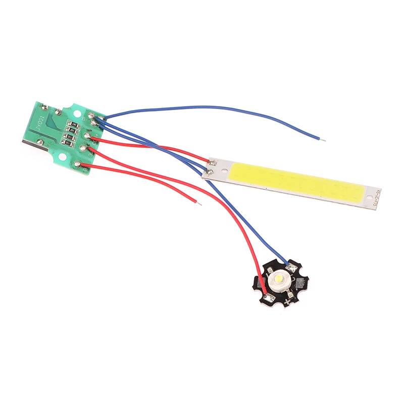 1pce Dual LED Light Board Bureaulamp Zaklamp Driver Board Printplaat DIY Accessoires DC3.7V-5V