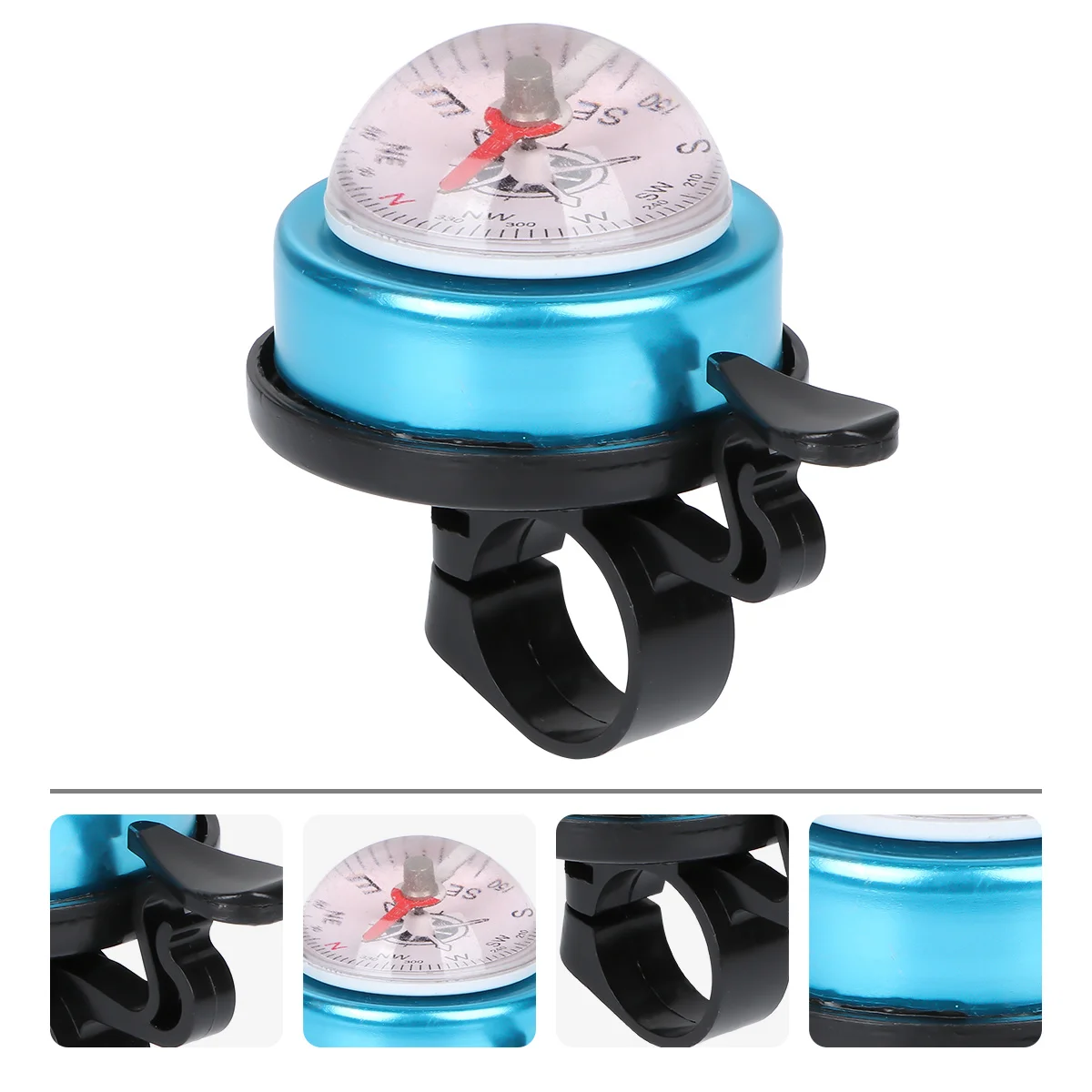 Durable Compass Bell for Bicycles Blue Rainproof Design Easy to Install Practical Cycling Accessory Bike Bell Ring