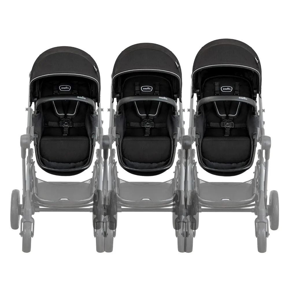 Sistem perjalanan Modular Pivot Xpand dengan LiteMax tempat duduk mobil bayi dengan Bar anti-rebound (Ayrshire hitam)