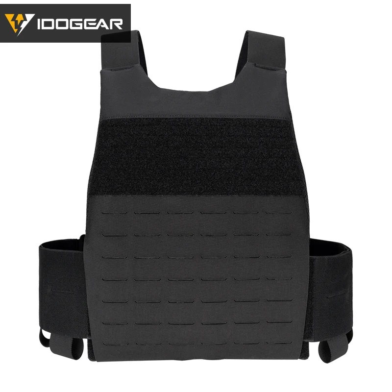 IDOGEAR Tactical FCSK 3.0EX Plate Carrier MOLLE Lightweight Vest The Slickster With inner Plates Low visibility Vest 3320