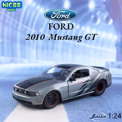 1:24 2010 Ford Mustang GT High Simulation Diecast Car Metal Alloy Model Car Children's toys collection gifts J243