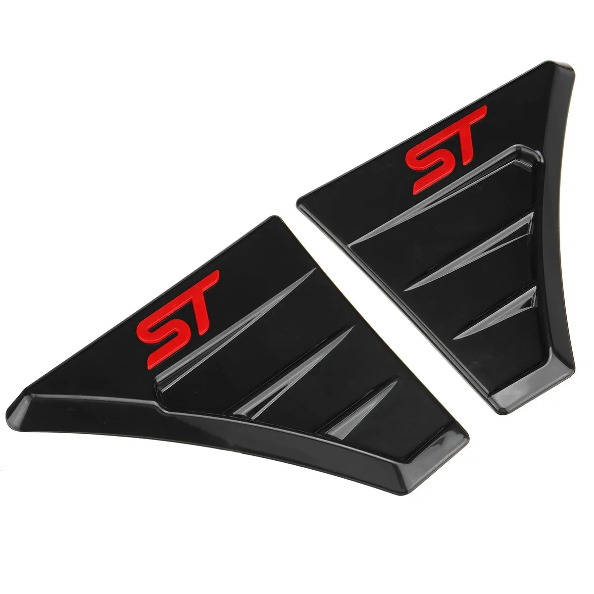 Car Side Fender Air Vents Intake Decoration Trim For Ford Focus MK2 MK3 RS All Models ST Style Side Wing Stickers