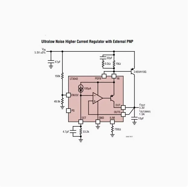 LHY LT3042 Expansion Single Channel Positive Voltage Low Noise High Precision Linear Stabilized DC Power Supply