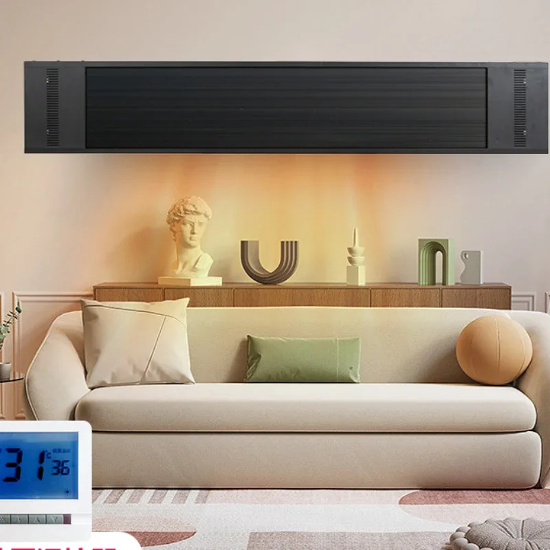 External electric curtain heating heater Home wall-mounted high-temperature radiant panel heater factory