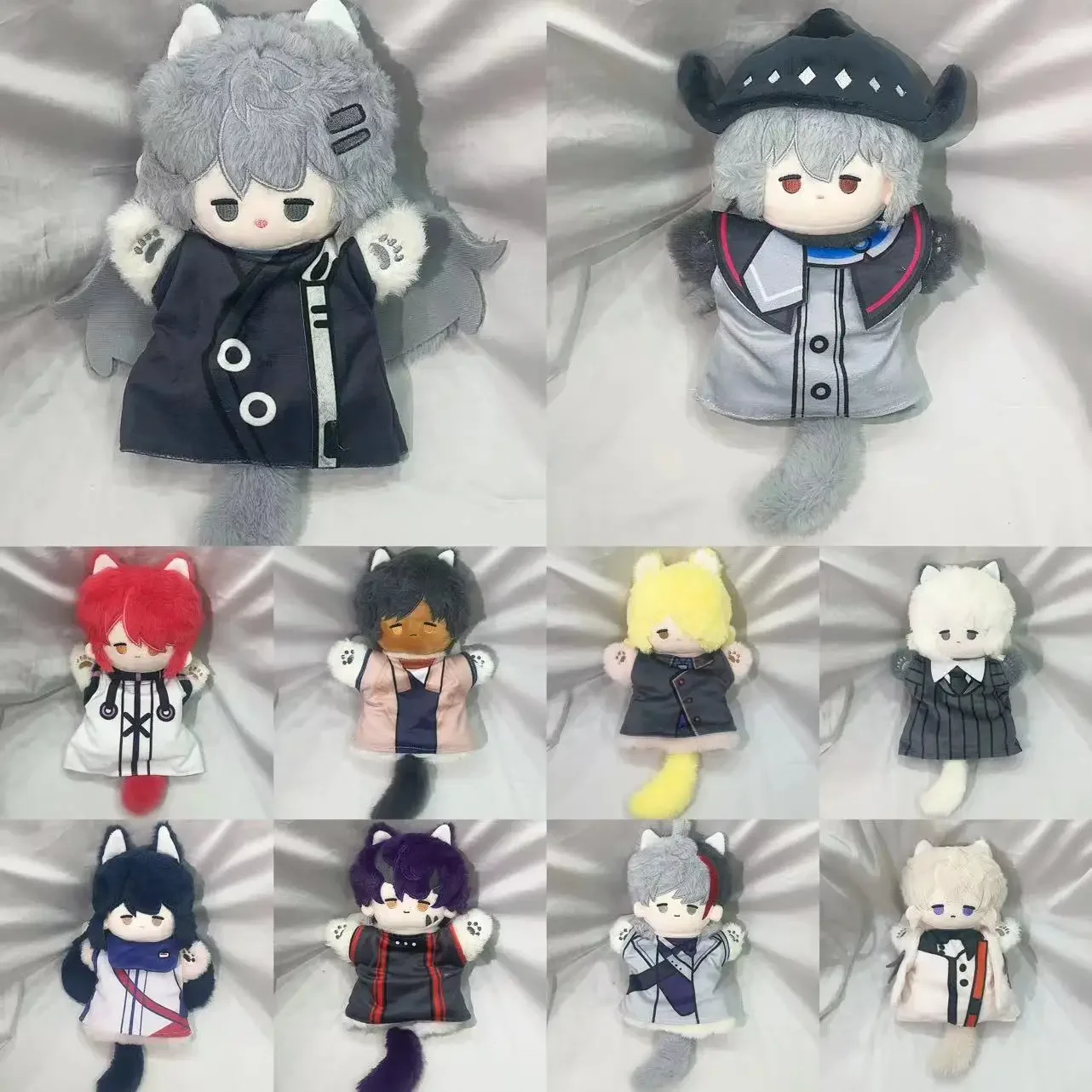 25 Cm Hand Puppets Arknights Lappland Thorns Executor Exusiai Elysium Texas Skadi Mlynar Nearl SilverAsh Cotton Plush Doll Toy