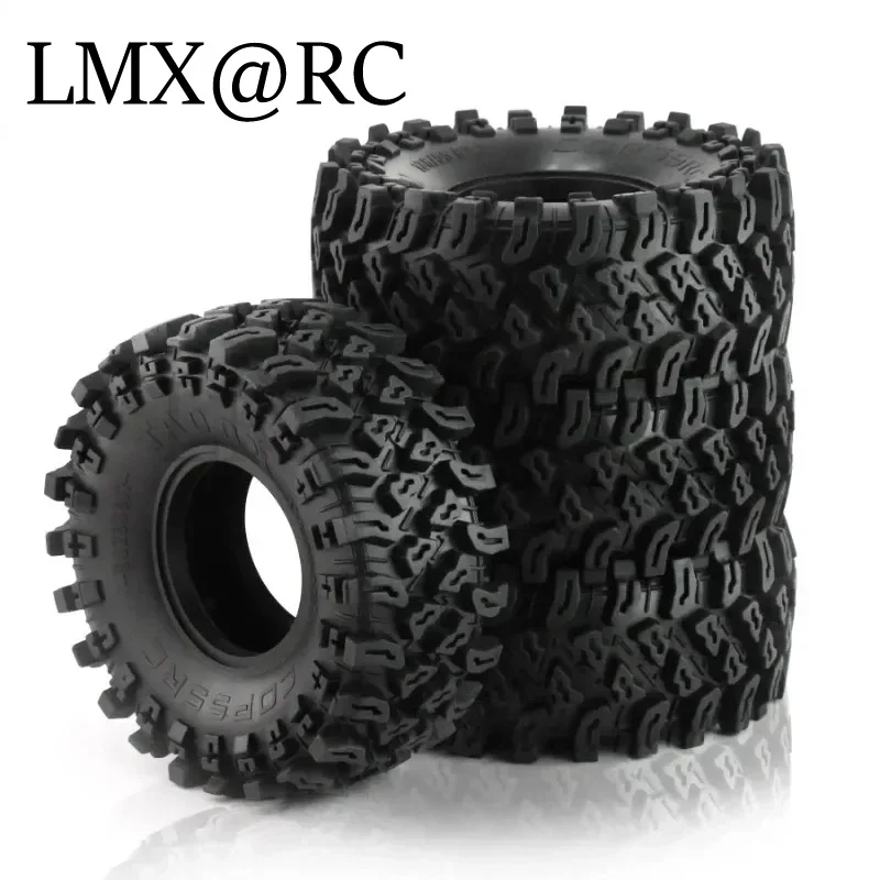 4pcs 136mm 2.2 inch Rubber Tire Wheel Tyre for 1/10 RC Crawler Car Axial SCX10 Pro Wraith Capra RR10 Trxs TRX4 YK4082