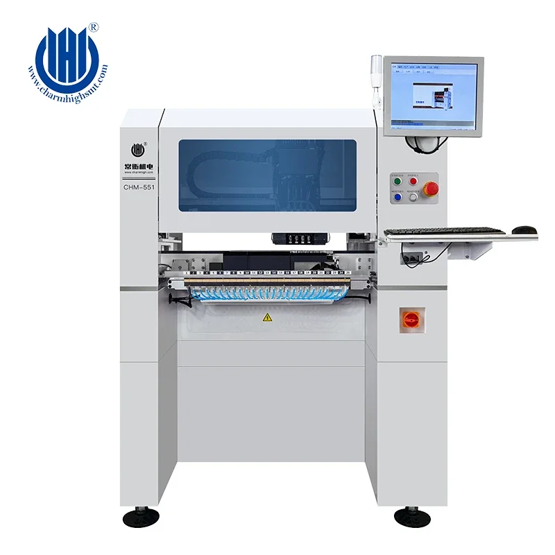 Charmhigh Electronic Products Machinery CHM-551 SMT Pick And Place Machine With 50 Feeder Stacks PCB Making Machines