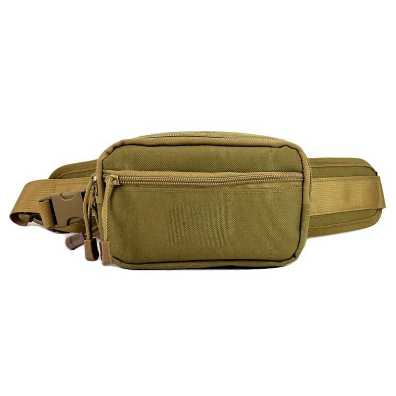 Nylon Men's Tactical Waist Pack Concealed Pocket Multi Functional Adjustable Belt Bag for Hunting Camping Running Riding