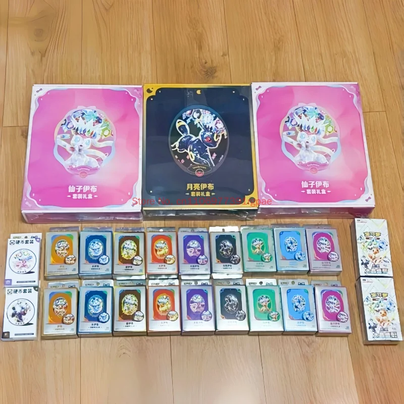 New Genuine Pm Trading Ptcg Csv9.5c Taijing Shengju Exclusive Cards Anime Game & Purple Game Periphery Collection Set Gifts Box