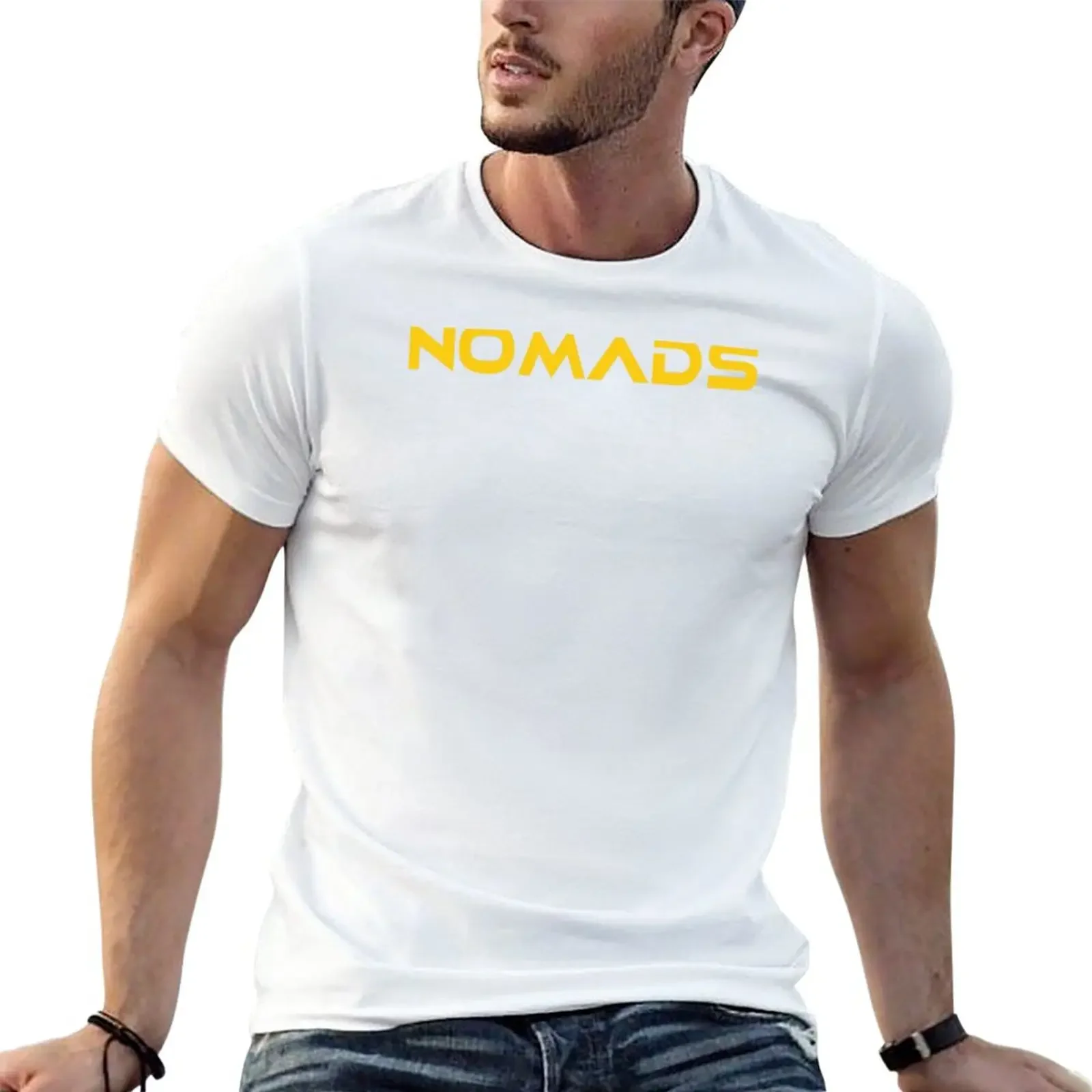 New Nomads Jeepers Name (Yellow on Black) T-Shirt korean fashion Anime t-shirt mens graphic t-shirts pack